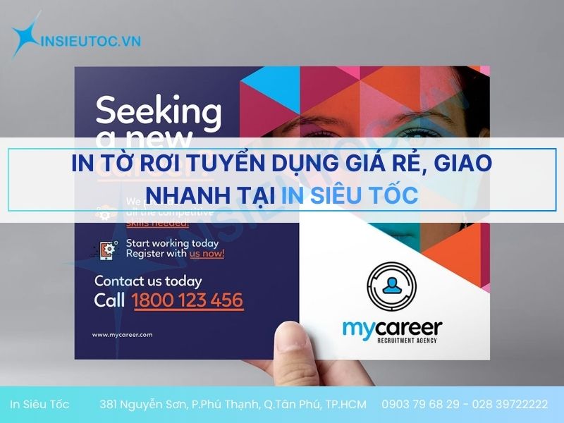 tờ rơi tuyển dụng