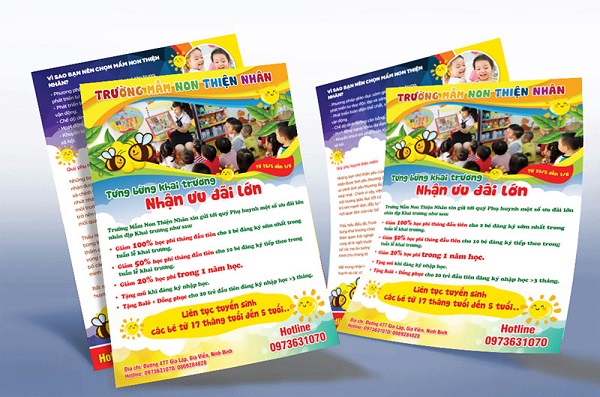 cách làm tờ rơi