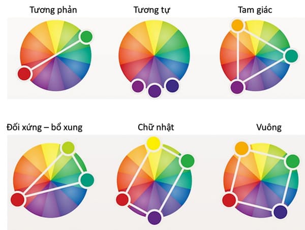 cách phối màu tờ rơi