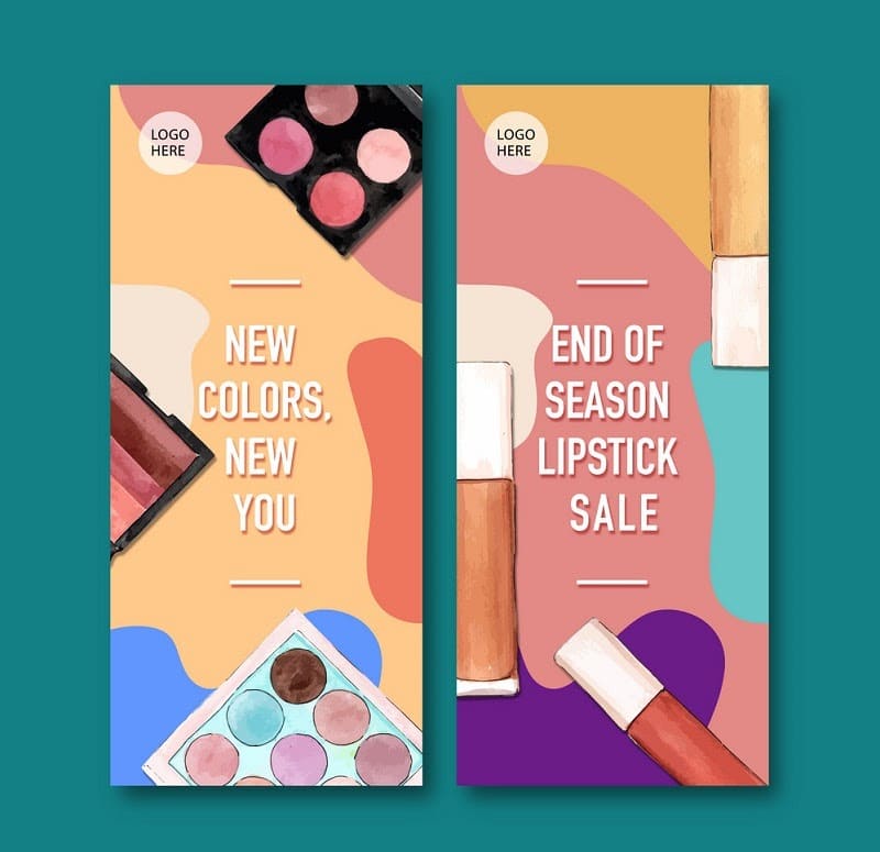 cosmetic flyer