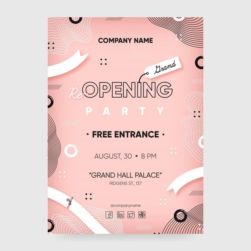 flyer quảng cáo khai trương
