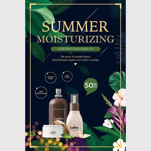 kiểu flyer mỹ phẩm