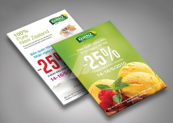 làm tờ rơi quảng cáo