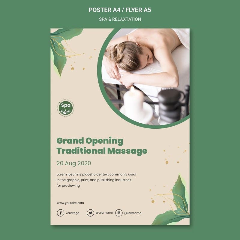 mẫu tờ rơi khai trương