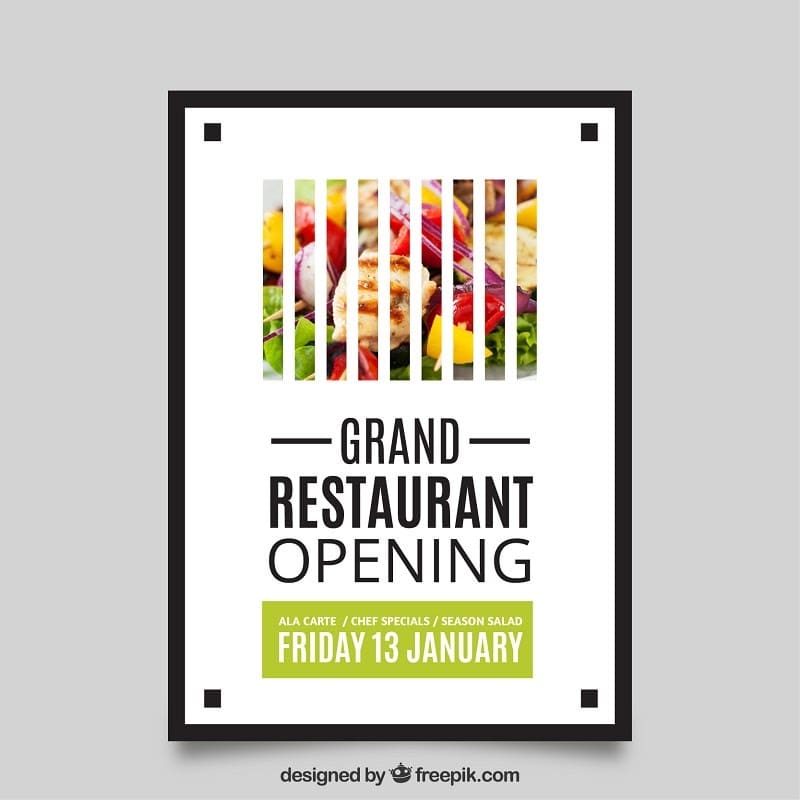 một số mẫu flyer khai trương