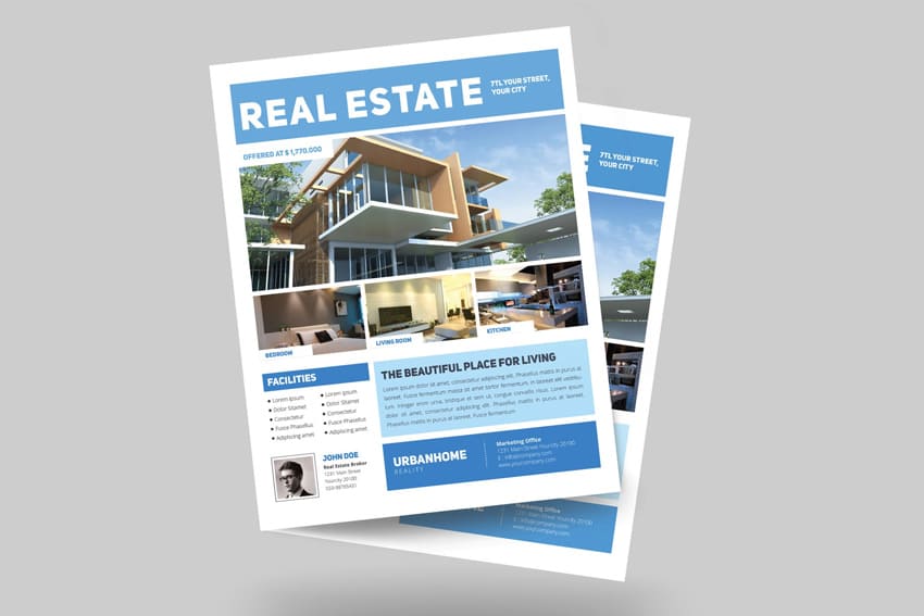 real estate flyer template