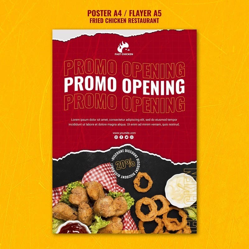 tờ rơi để quảng cáo khai trương