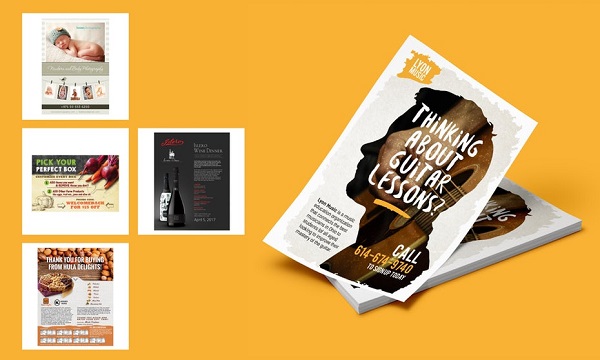 tờ rơi đẹp vector