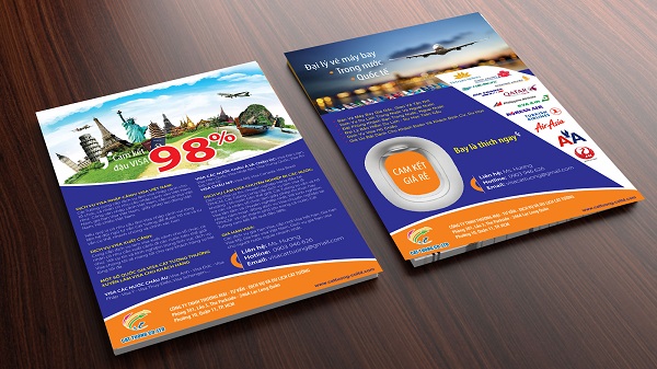 tờ rơi du lịch đơn giản