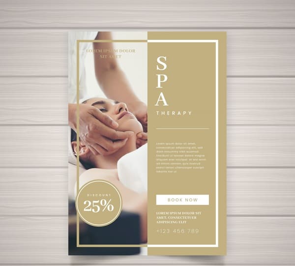tờ rơi khai trương spa