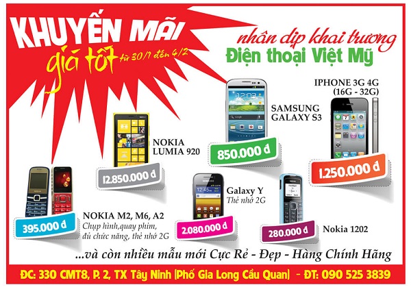 tờ rơi khuyến mãi