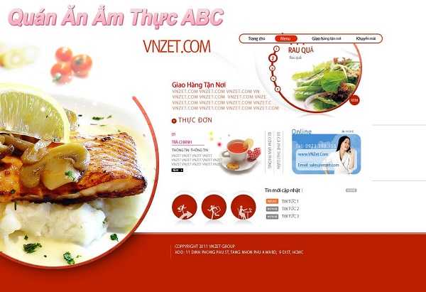 tờ rơi nhà hàng