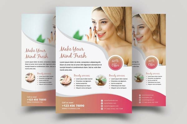 tờ rơi thẩm mỹ viện