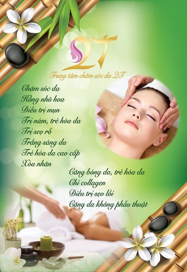 tờ rơi spa đơn giản