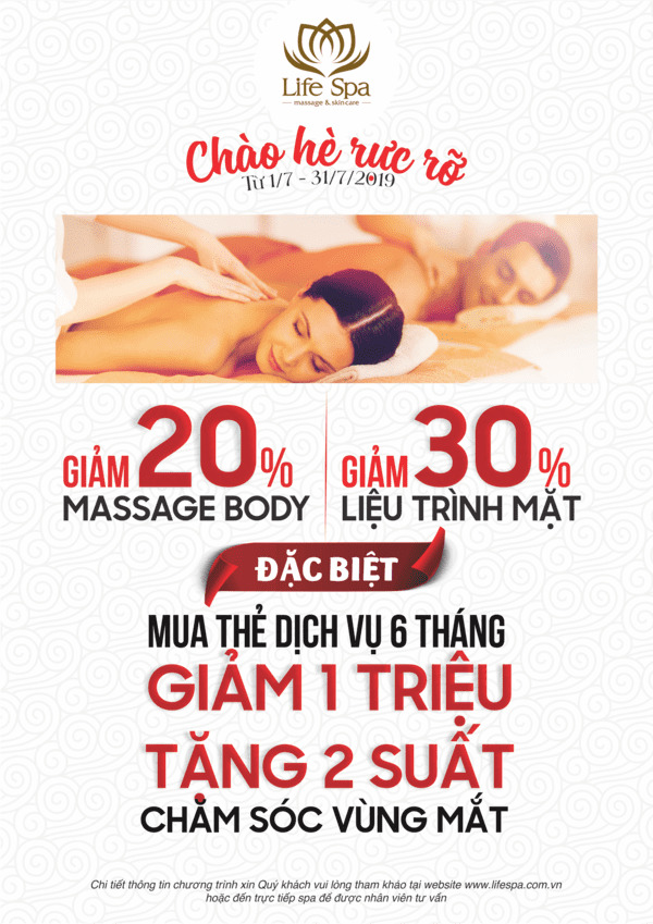 tờ rơi sự kiện spa