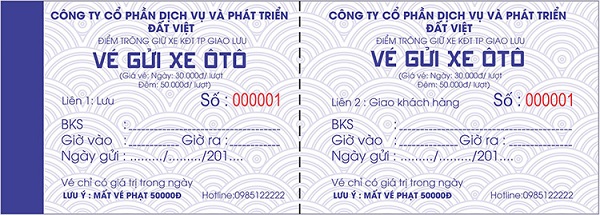 in vé giữ xe tại tphcm