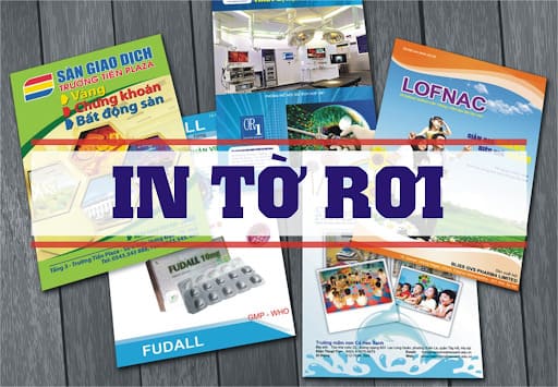 in tờ rơi lấy trong ngày