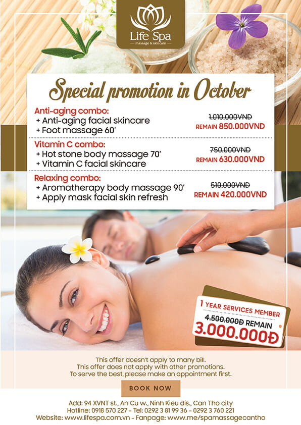 design spa flyer