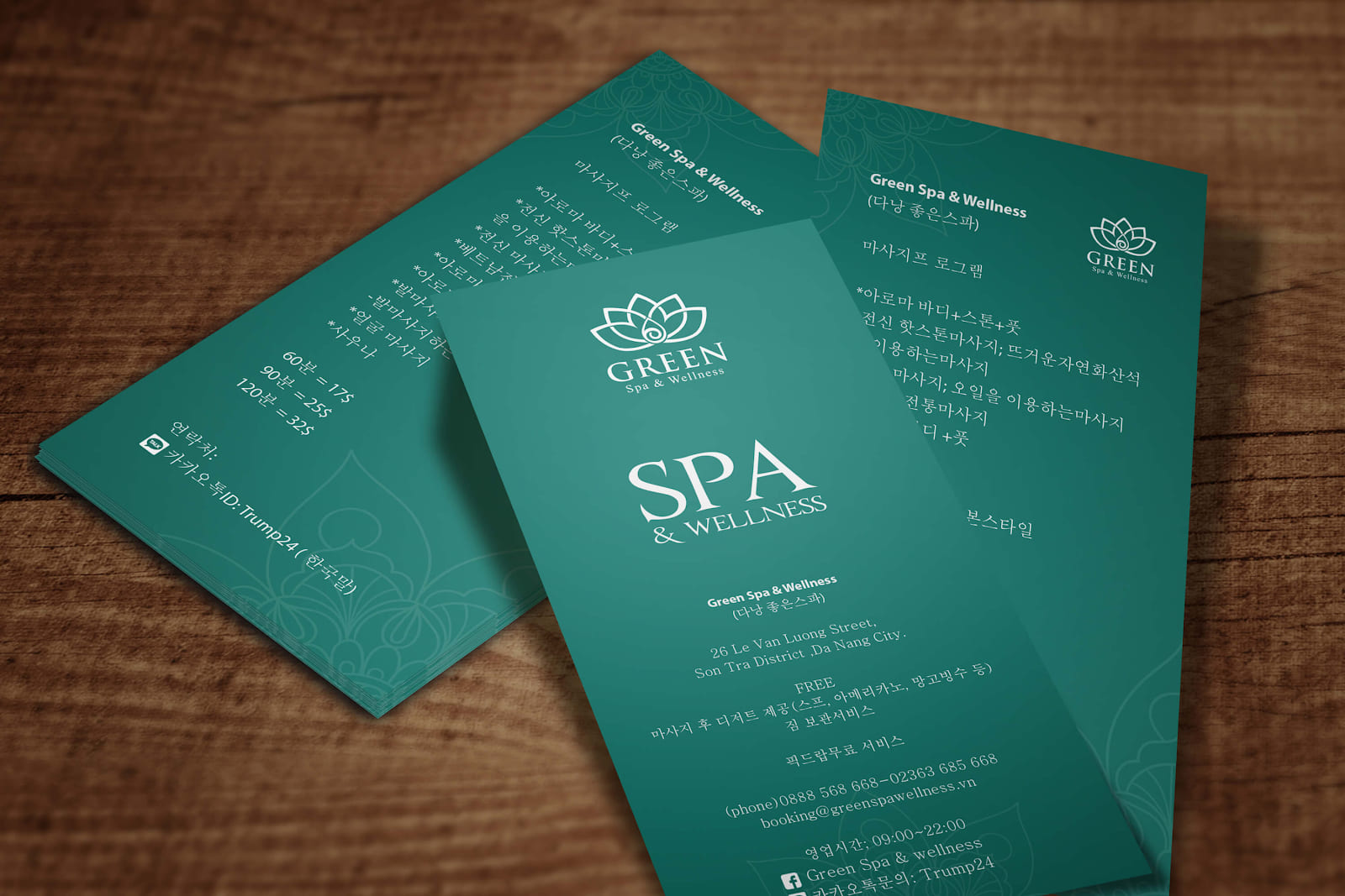 mẫu flyer spa