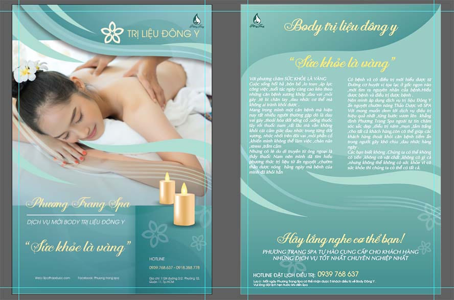 mẫu tờ rơi cho spa