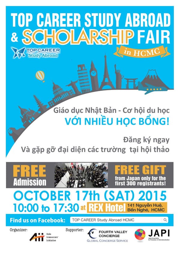 mẫu tờ rơi du học