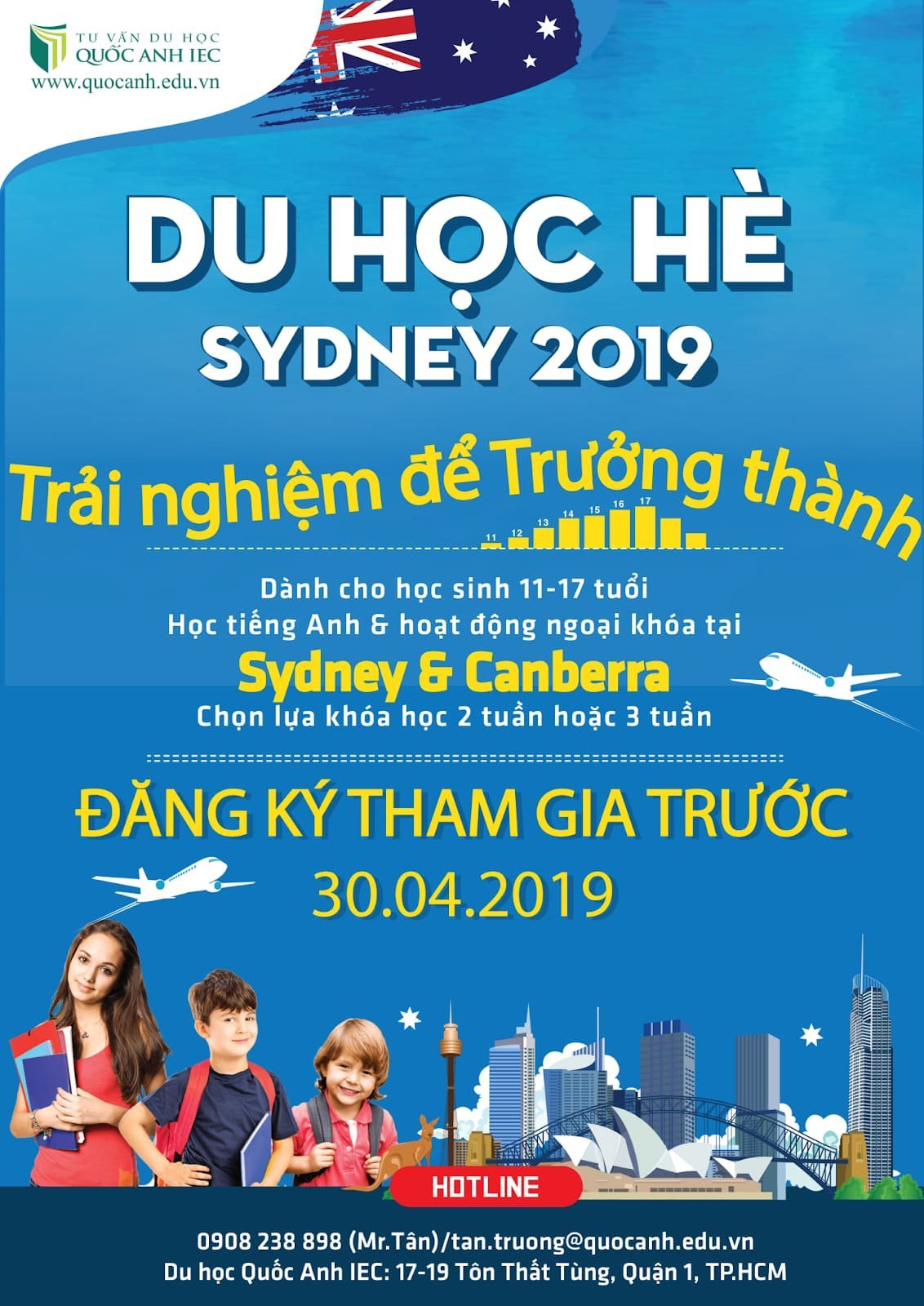 mẫu tờ rơi tuyển sinh du học