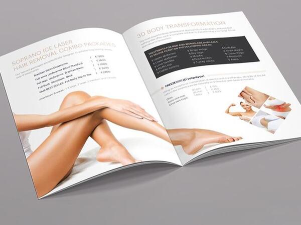 spa catalogue tông nền trắng