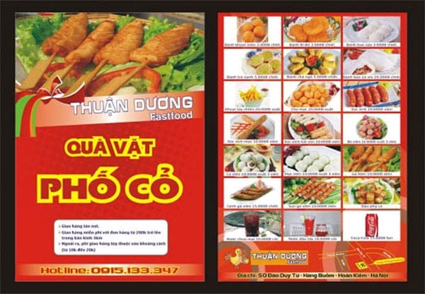 tờ rơi quảng cáo