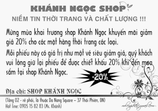 tờ rơi trắng đen ngành mỹ phẩm