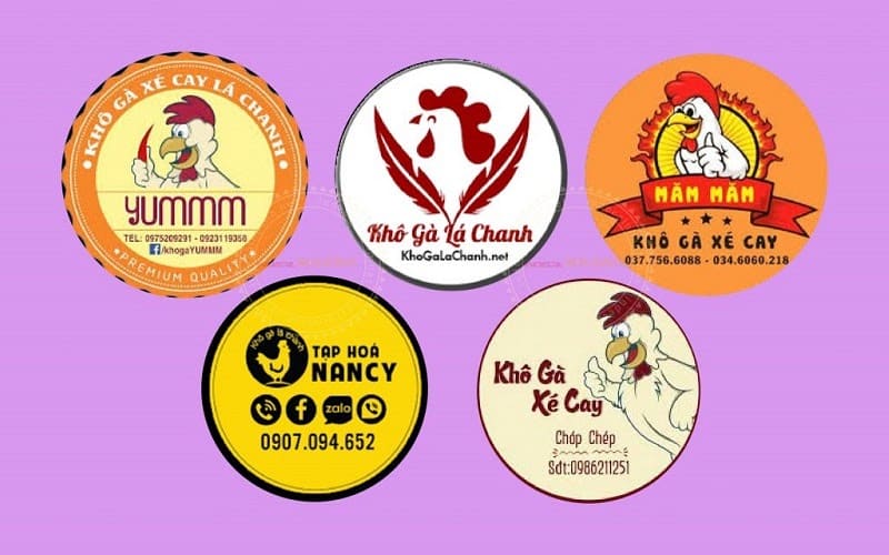 các mẫu tem nhãn sản phẩm