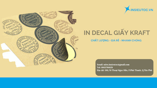 decal giấy kraft