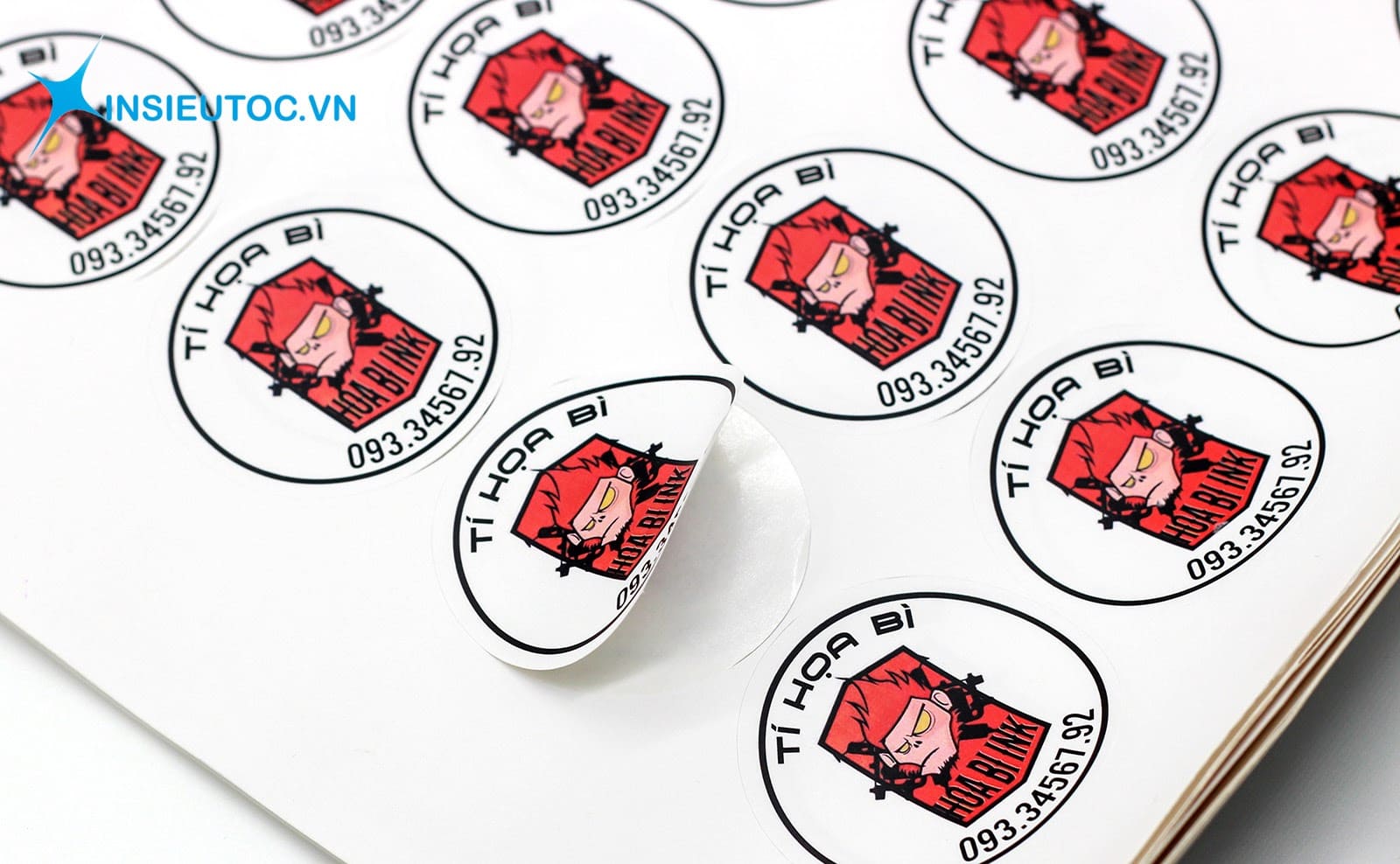 nhãn decal giấy