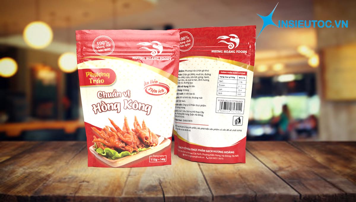 các mẫu nhãn mác thực phẩm
