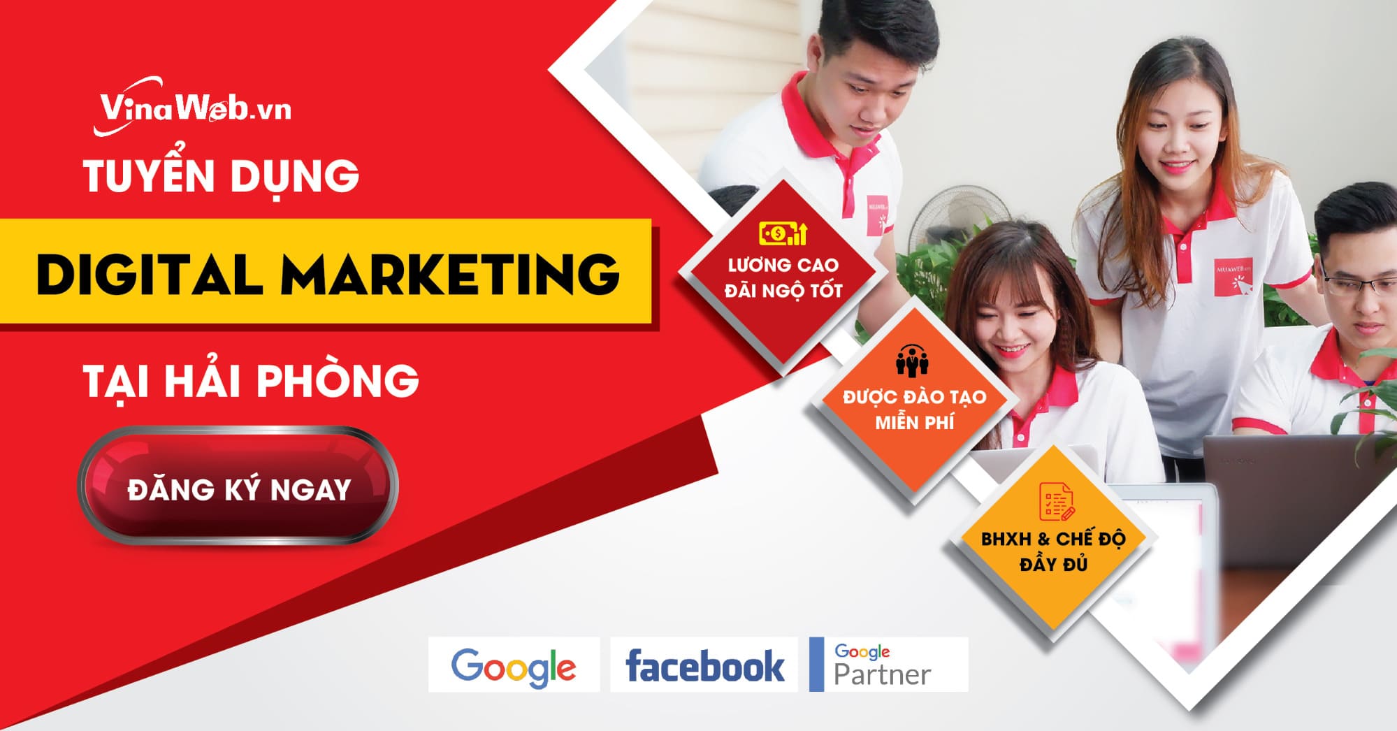 mẫu thiết kế poster tuyển dụng marketing