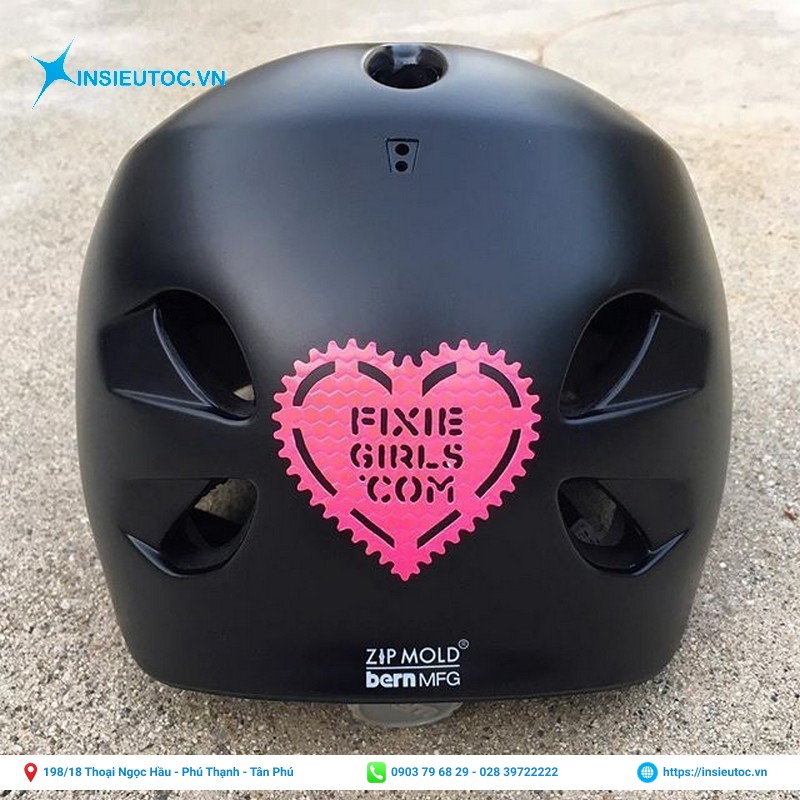 sticker decal dán mũ bảo hiểm