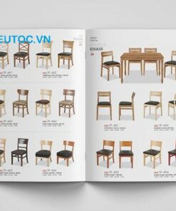 Mẫu cataloge sản phẩm nội thất bàn ghế