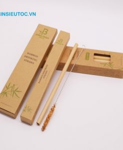 Mẫu hộp giấy kraft đựng ống hút