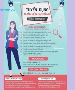 poster tuyển dụng sales