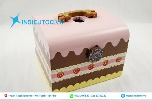 Sử dụng hộp giấy đựng bánh cupcake