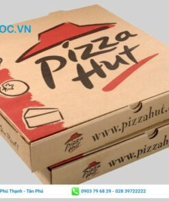 Mẫu hộp đựng bán pizza