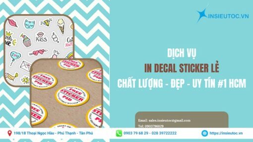 dịch vụ in decal sticker lẻ uy tín