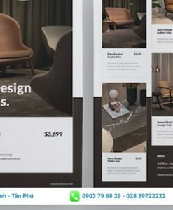 thiết kế tờ rơi ngành hàng nội thất