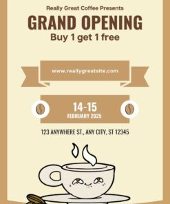 grand opening the coffee