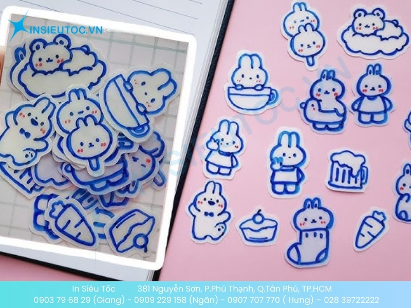 Sticker trong suốt (Clear Stickers)