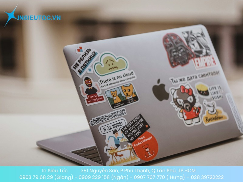 Sticker vui nhộn cho laptop cá nhân