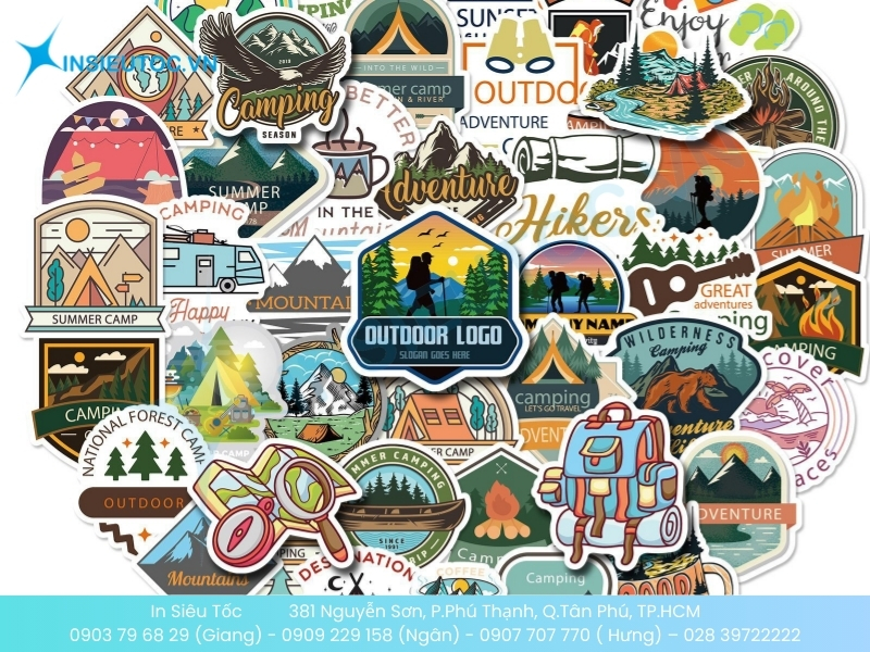 Sticker ngoài trời (Bumper & Window Stickers)