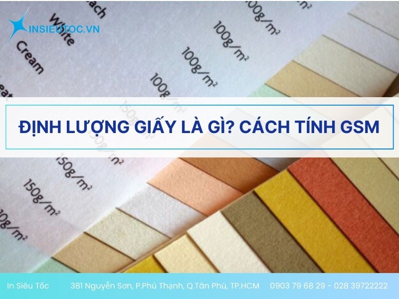 định lượng giấy là gì