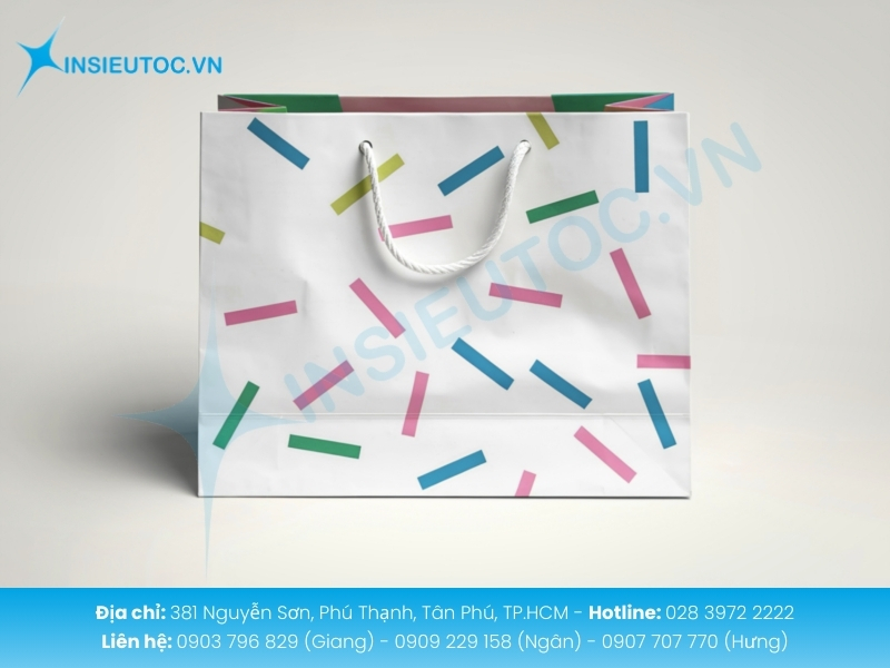 Thiết kế túi giấy nâng tầm hình ảnh thương hiệu và tăng trải nghiệm khách hàng