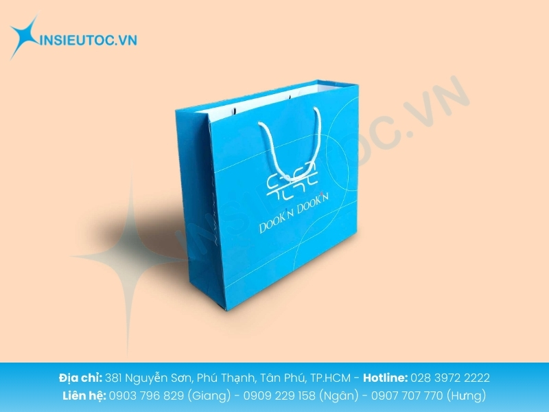 Túi giấy Ivory sang trọng tinh tế phù hợp các ngành hàng cao cấp và thương hiệu đẳng cấp