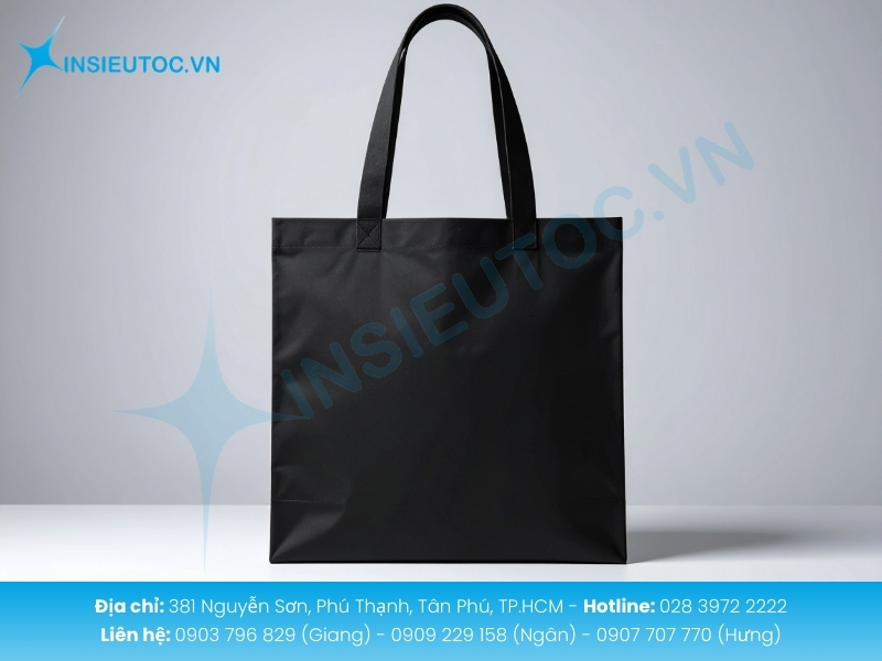 Túi giấy tote mang thiết kế hiện đại sang trọng và dễ tái sử dụng trong đời sống
